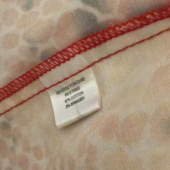 Erin by Erin Fetherson Women’s Multi Color Zipper Jacket Top Animal Large Petite - Picture 8 of 9